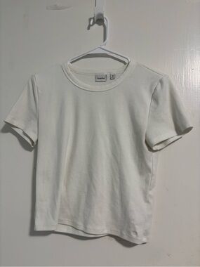 Sunday Best Kids Cream Short Sleeve Crew Tee